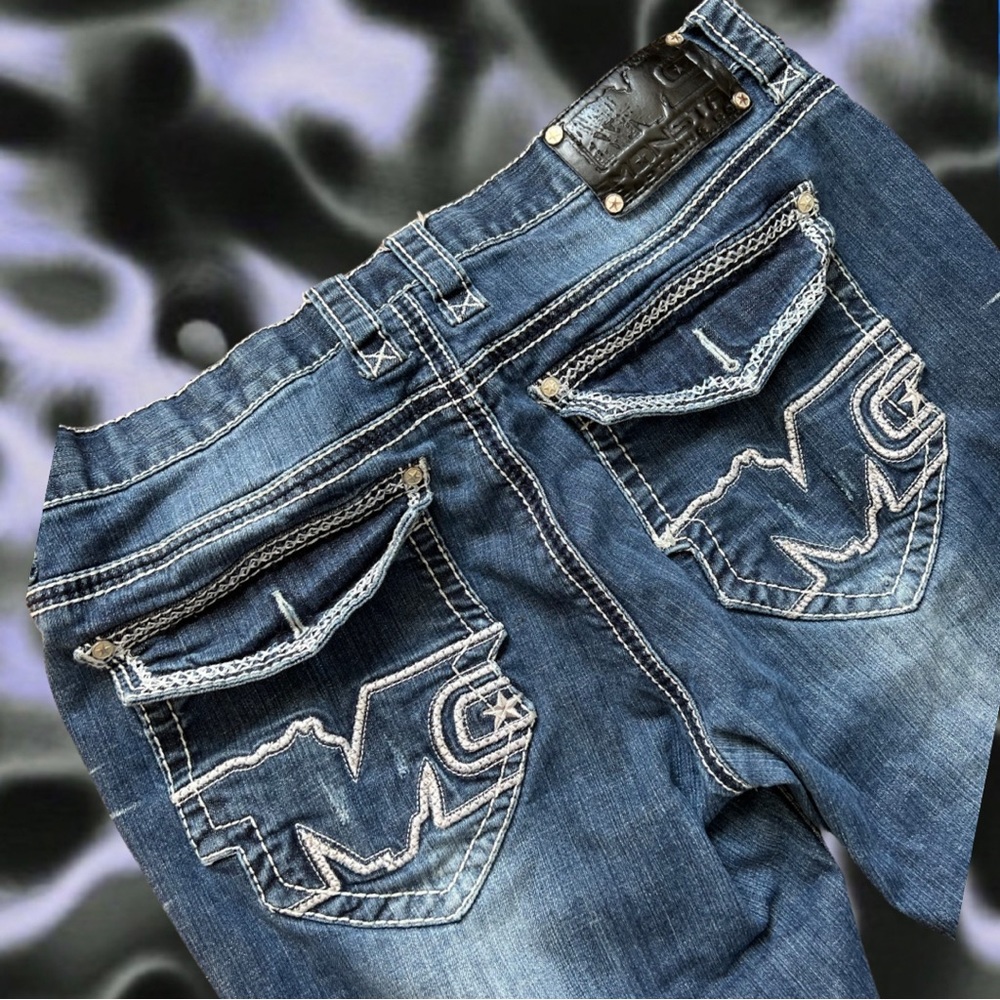 y2k handmade MONSTA jeans
